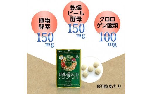 Ｇ-70　[ファイン]酵母×酵素２１９×コーヒークロロゲン酸 ３個セット